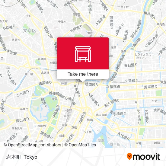 岩本町 map