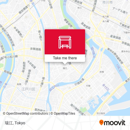 瑞江 map