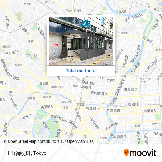 上野御徒町 map