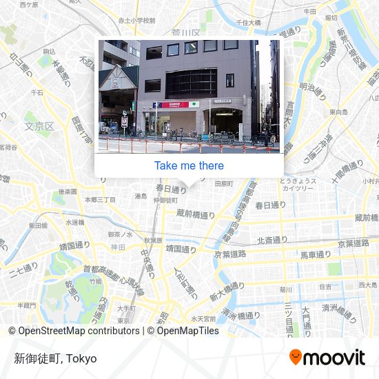 新御徒町 map