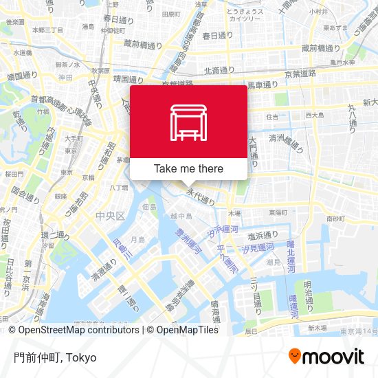 門前仲町 map