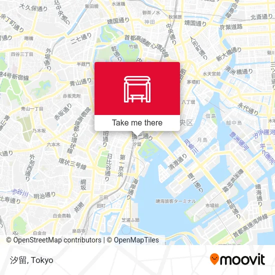 汐留 map