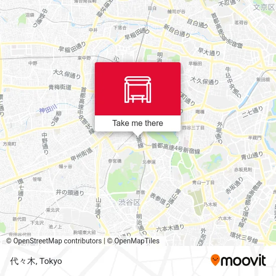 代々木 map