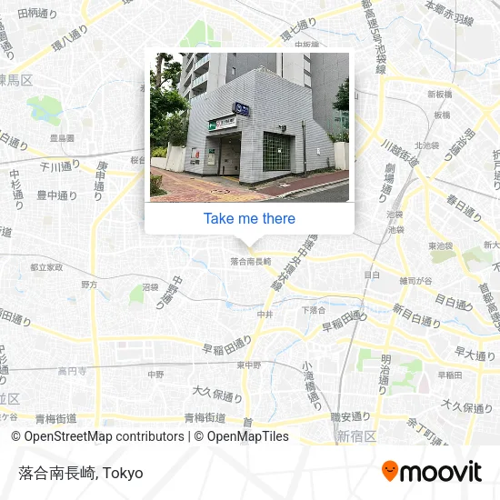 落合南長崎 map