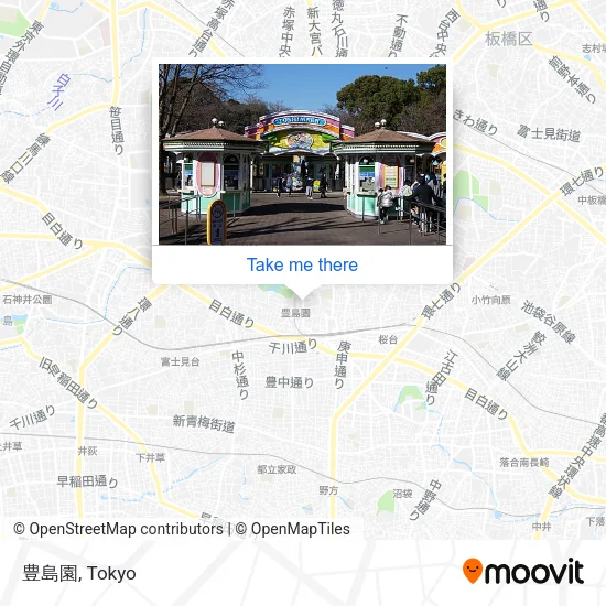 豊島園 map