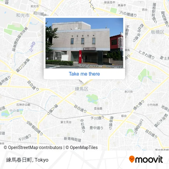 練馬春日町 map