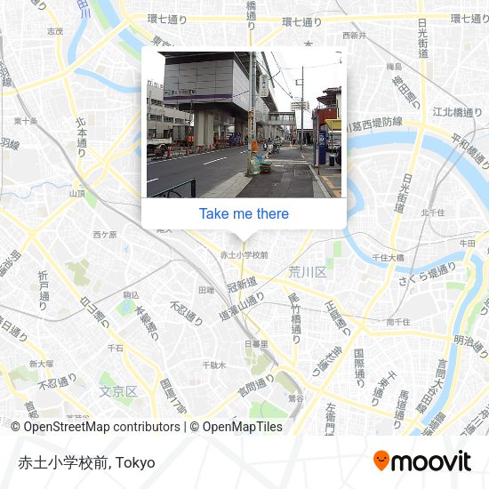 赤土小学校前 map