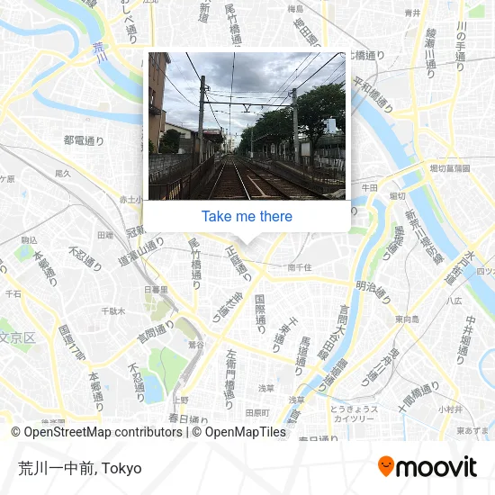 荒川一中前 map