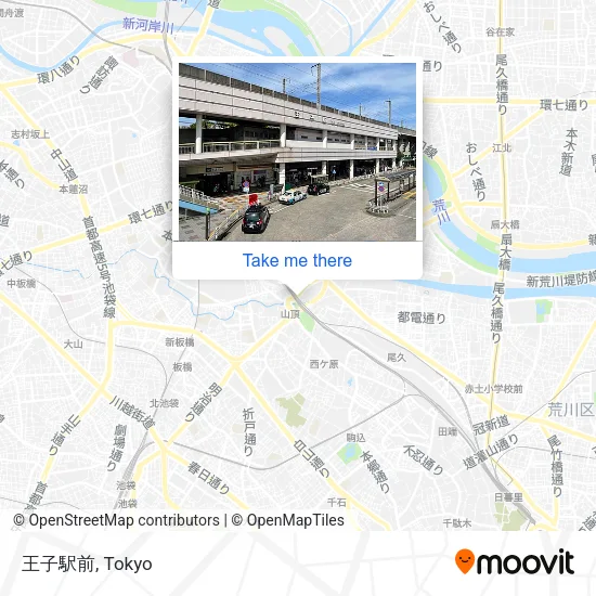 王子駅前 map