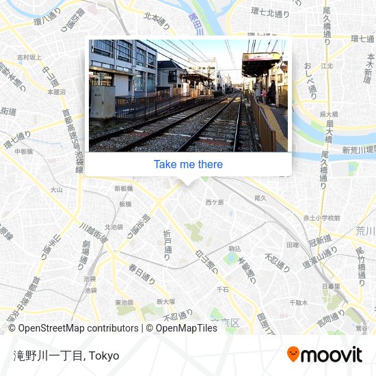 滝野川一丁目 map