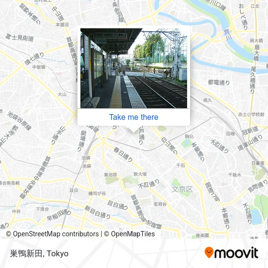 巣鴨新田 map