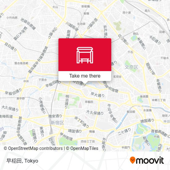 早稲田 map