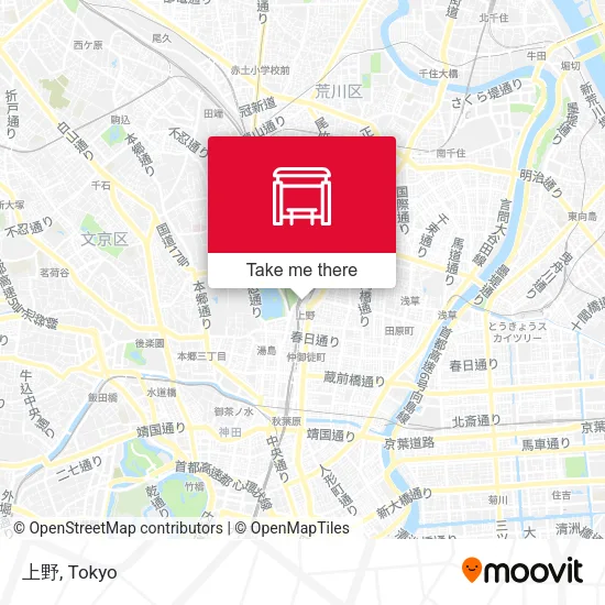 上野 map