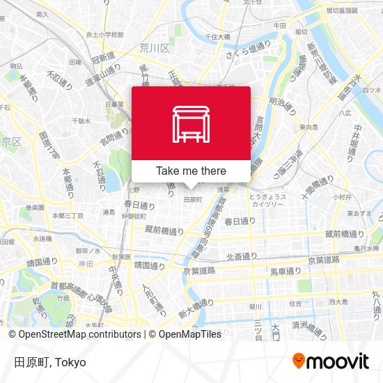 田原町 map