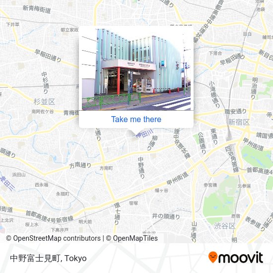 中野富士見町 map