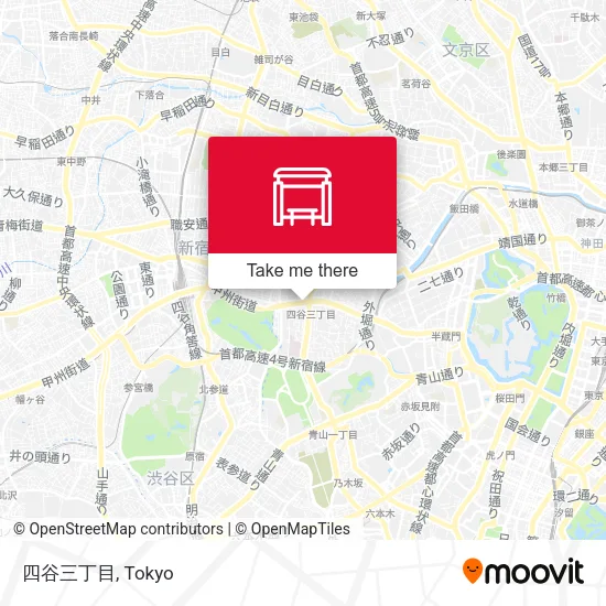 四谷三丁目 map