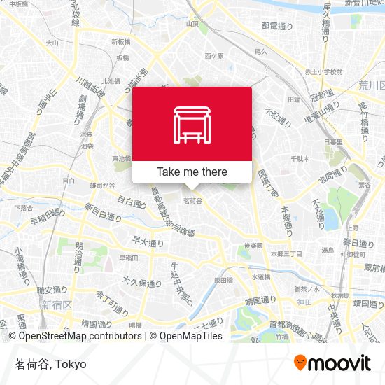 茗荷谷 map