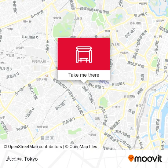 恵比寿 map