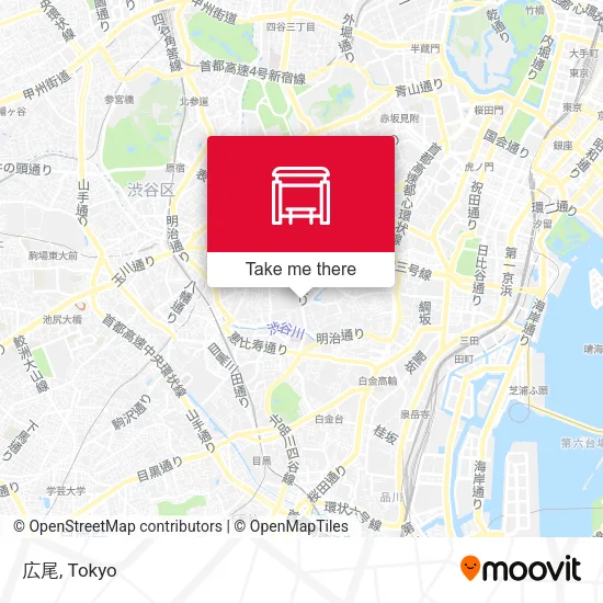 広尾 map