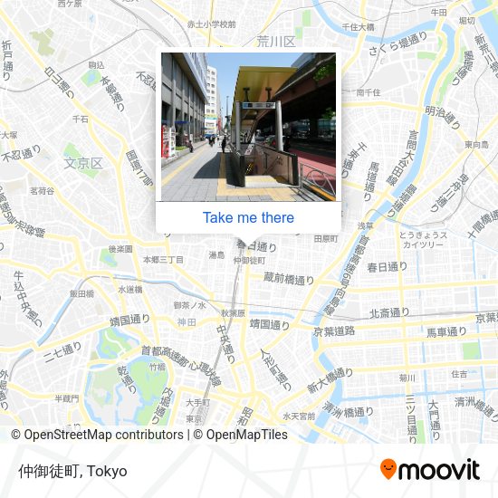 仲御徒町 map