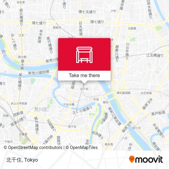 北千住 map