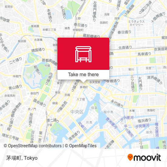 茅場町 map