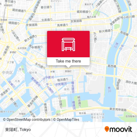東陽町 map