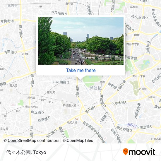 代々木公園 map