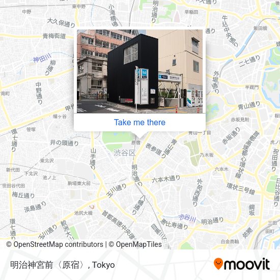 明治神宮前〈原宿〉 map