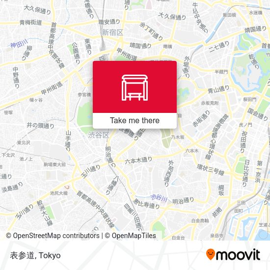 表参道 map
