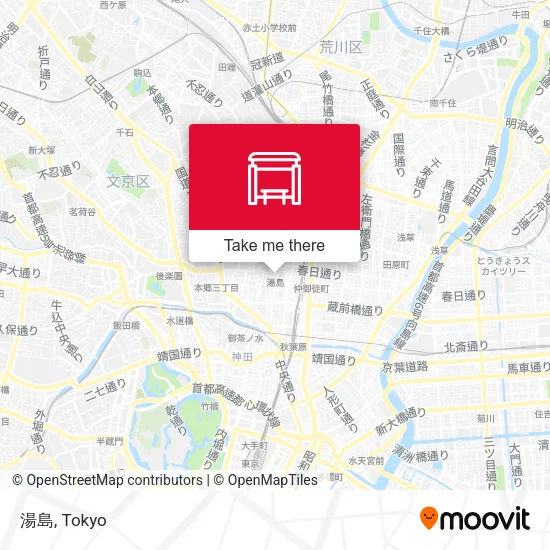 湯島 map