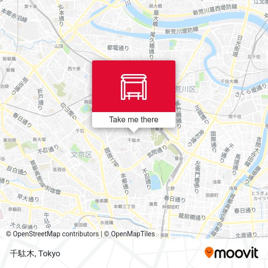 千駄木 map