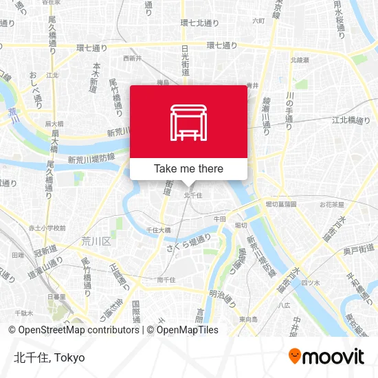 北千住 map