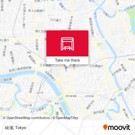 綾瀬 map