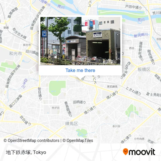 地下鉄赤塚 map
