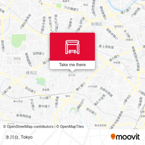 氷川台 map