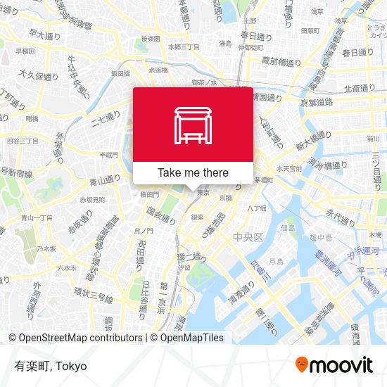 有楽町 map