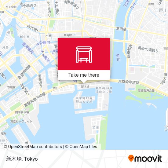 新木場 map