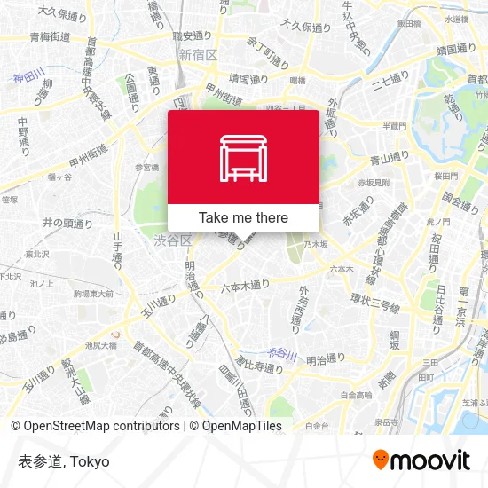 表参道 map