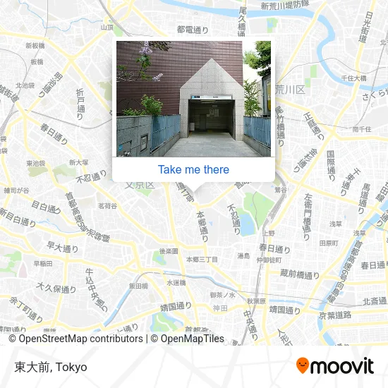 東大前 map
