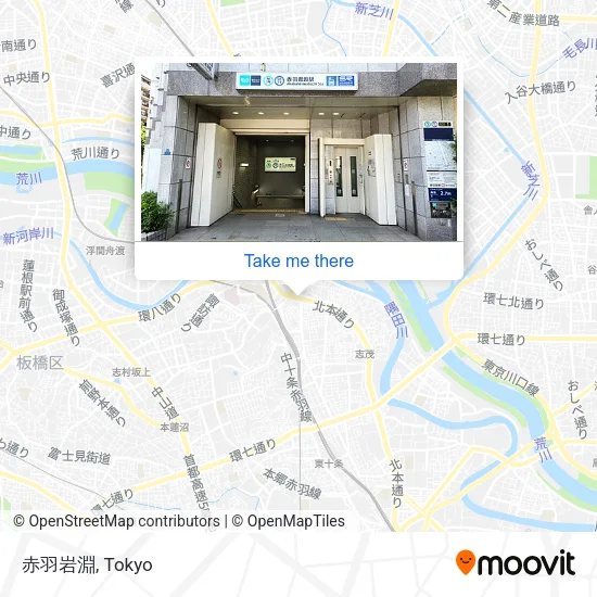 赤羽岩淵 map