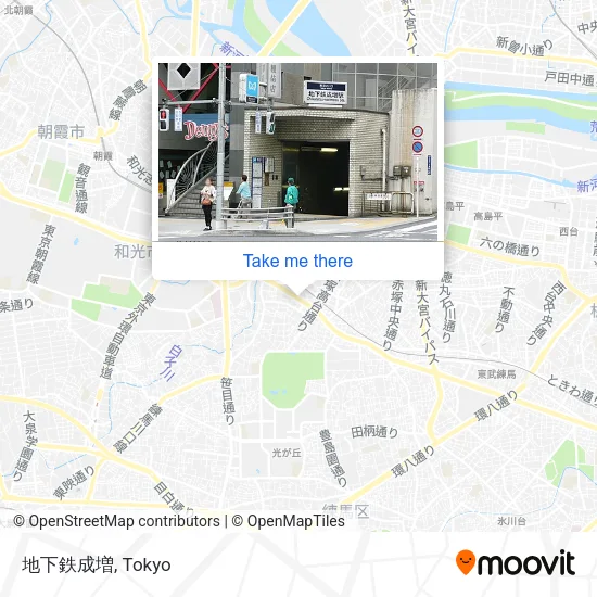 地下鉄成増 map
