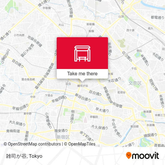 雑司が谷 map