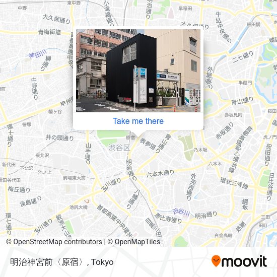 明治神宮前〈原宿〉 map