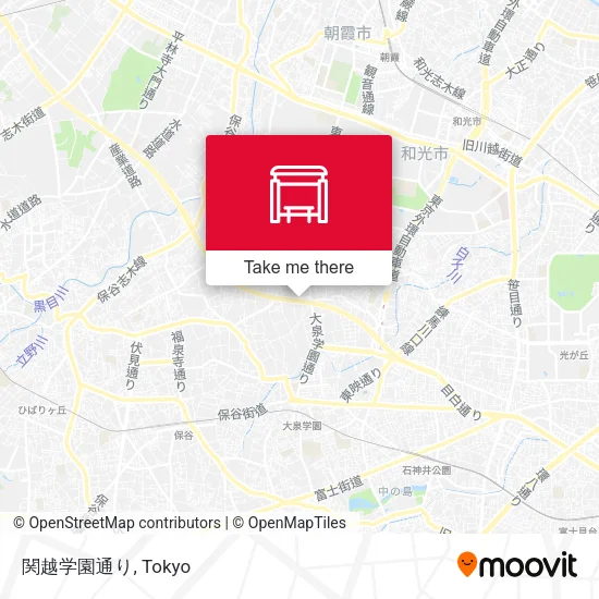 Kanetsu Gakuen Street map