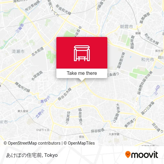 あけぼの住宅前 map