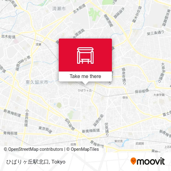 ひばりヶ丘駅北口 map