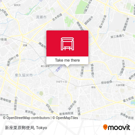 Niiza Kurihara Post Office map