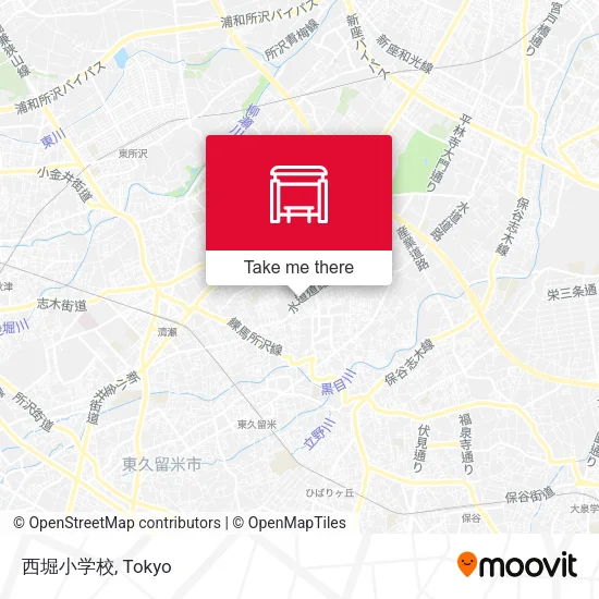 西堀小学校 map