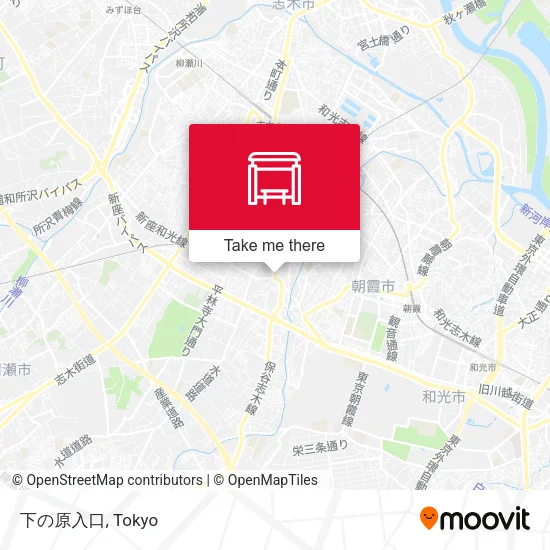 下の原入口 map
